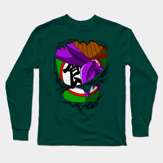 Chaoz Chest dragon ball Z Long Sleeve T-Shirt by GeekCastle